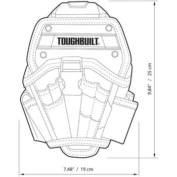 注文コード:04098941 ドリルホルスター【L】 - TOUGH BUILT