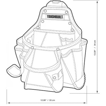 注文コード:04099300 コントラクターポーチ - TOUGH BUILT