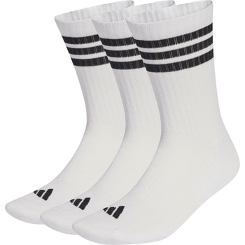 注文コード:04129567 アディダス スリーストライプス クッション スポーツウェア クルーソックス3足パック adidas - アディダス
