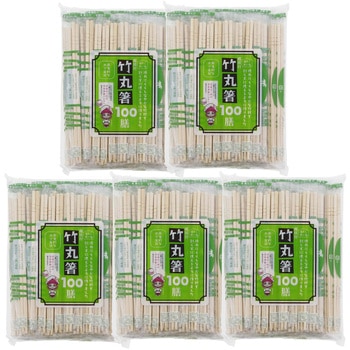 注文コード:04152281 竹丸ポリ完封箸100膳 - 暮らし良い品