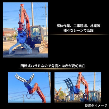 注文コード:04275569 油圧回転式ハサミ - NAKATAKI