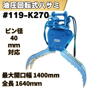 注文コード:04275578 油圧回転式ハサミ - NAKATAKI