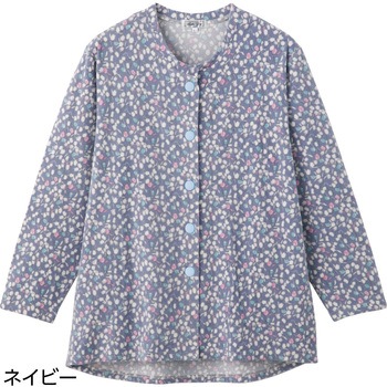 822420 微起毛スナップ釦ブラウス 愛情介護