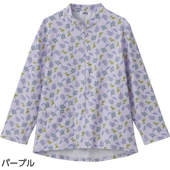 822391 微起毛ロングファスナー持ち手リングTシャツ 愛情介護