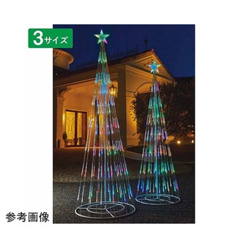 注文コード: LEDシャイニングタワーツリー レインボー 38-64-4シリーズ アズワン