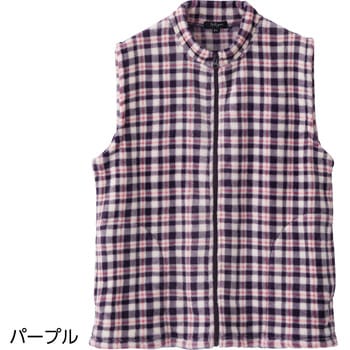 822431 シルキーフリースベスト ケアファッション