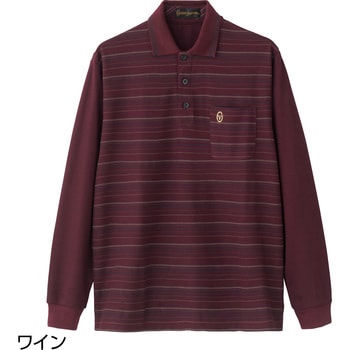 822487 綿混ポロシャツ ケアファッション