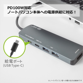 注文コード:04680887 5 in1 USB Type-C コンパクトドッキングステーション - グリーンハウス