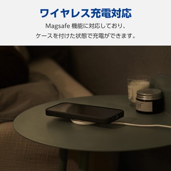 注文コード:04818165 iPhone 16 Pro ケース ハイブリッド カメラレンズ保護設計 磁力吸着ワイヤレス充電対応 スタンド機能付 - エレコム
