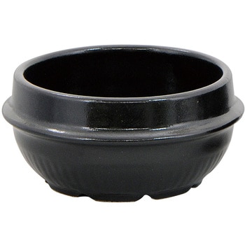耐熱陶器 チゲ鍋(黒仕上げ)15.5cm EBM(江部松商事)