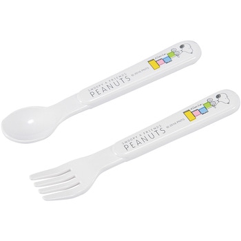 子供食器 スヌーピー スプーン・フォークセット SF-27 11181 オーエスケー