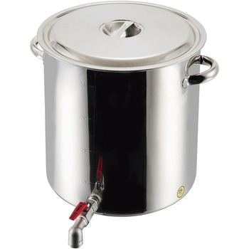 EBM 18-8 蛇口付寸胴鍋 目盛付 30cm(20L) EBM(江部松商事)