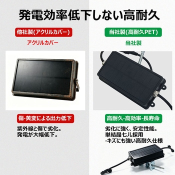 注文コード:04859299 LEDソーラーユニット式 警告用 PVCロープライト トラロープ 10m - GOODGOODS(グッド・グッズ)