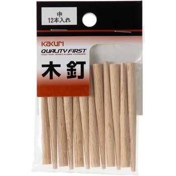 木釘 中 12本入 角利(角利産業)