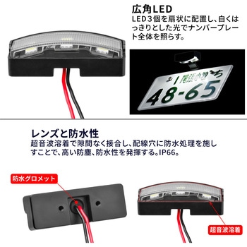 注文コード:04883729 LED ライセンス ライトキット - ZETA RACING(ジータレーシング)