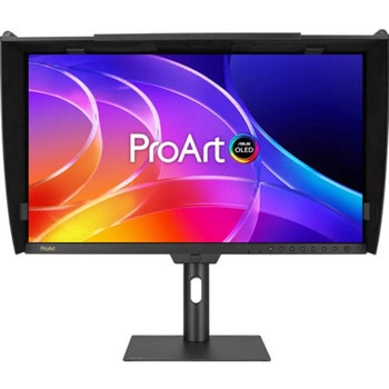 注文コード:04894710 液晶モニタ 27インチ 4K UHD(3840 x 2160)/QD-OLED/HDR-10/Dolby Vision/Calman Ready/ColourSpace内蔵/3年保証 PA27USD - ASUS(エイスース)