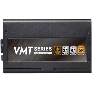 注文コード:04906111 darkFlash ATX3.1規格対応 80Plus BRONZE認証取得 850W PC電源 VMT850 - DARKFLASH