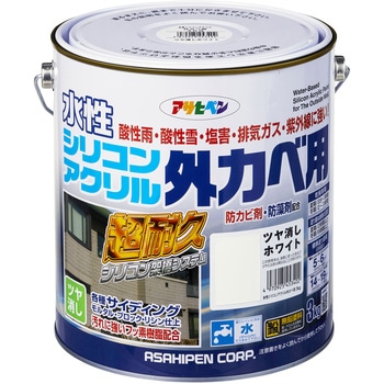 注文コード:04961666 水性シリコンアクリル外かべ用 - アサヒペン