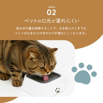 注文コード:04964692 飛び散り防止ペット給水器 - アイメディア