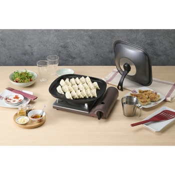 注文コード:05073831 蓋付き焼き餃子プレート - イワタニ