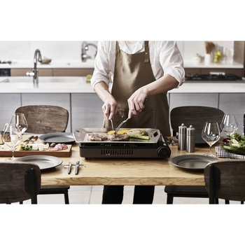 注文コード:05073840 HOME CHEF PLATE(ホームシェフプレート) ※カセットガスホットプレート 焼き上手さんa/β/βプラス 専用 - イワタニ