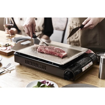 注文コード:05073840 HOME CHEF PLATE(ホームシェフプレート) ※カセットガスホットプレート 焼き上手さんa/β/βプラス 専用 - イワタニ