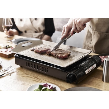 注文コード:05073840 HOME CHEF PLATE(ホームシェフプレート) ※カセットガスホットプレート 焼き上手さんa/β/βプラス 専用 - イワタニ