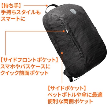 注文コード:05137339 STM BagPack 15リットル パッカブルバックパック 16インチMacBook Pro対応 - STM goods(エスティーエムグッズ)