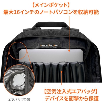 注文コード:05137339 STM BagPack 15リットル パッカブルバックパック 16インチMacBook Pro対応 - STM goods(エスティーエムグッズ)