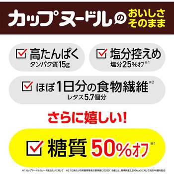 注文コード:05263820 カップヌードルPRO 高たんぱく&低糖質さらに塩分控えめ カレー - 日清食品