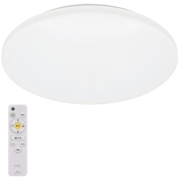 注文コード:05286947 LEDシーリングライト 調光 昼光色 リモコン付 - オーム電機