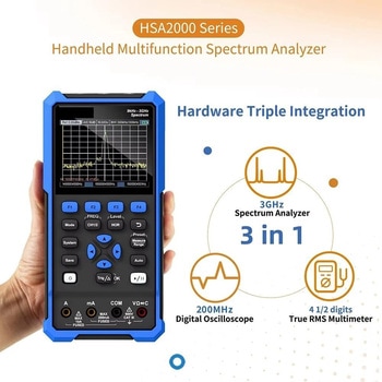 注文コード:05292398,05292389,05292450,05292486 スペクトラムアナライザHSA2000シリーズ (1.5GHz~3GHz、<-115dBm(2GHz~3GHz)) - OWON(オウオン)