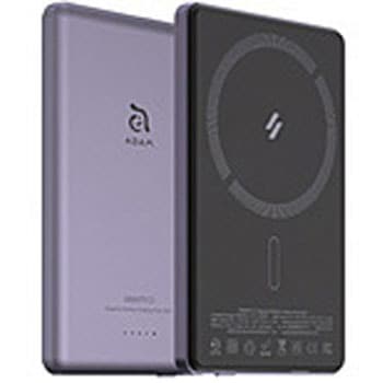 注文コード:05328798 GRAVITY C5 Magsafe対応ワイヤレス充電 5000mAh 超薄型 モバイルバッテリー 付属ケーブル長: 20 cm パープル APBADGVC5PP - ADAM elements