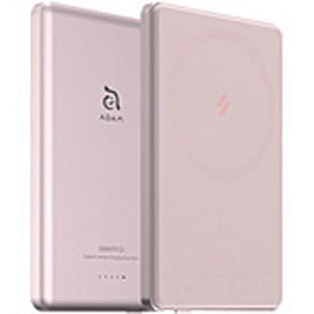 注文コード:05328947 GRAVITY C5 Magsafe対応ワイヤレス充電 5000mAh 超薄型 モバイルバッテリー 付属ケーブル長: 20 cm ピンク APBADGVC5PK - ADAM elements
