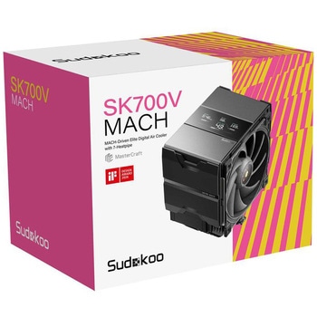 注文コード:05329821 Sudokoo(スドクウ)120mmサイドフローCPU空冷クーラー SK700V MACH - タイムリー