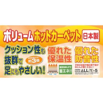 注文コード:05331178 ボリュームホットカーペット 2畳 - ワタナベ工業