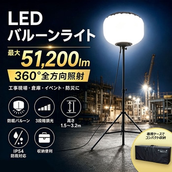 注文コード:05491171 LEDバルーンライト 320W オールイン1ケース AirGlow EVO - グリーンクロス