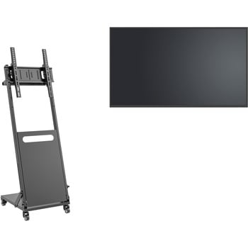 注文コード:05668517 【スタンドセット】液晶ディスプレイ 55型/3840×2160/HDMI×3/ブラック/スピーカー有/2年保証/JN-V55U-M+自立スタンドJN-DS3265-CAセット - JAPANNEXT