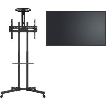 注文コード:05668542 【スタンドセット】液晶ディスプレイ 55型/3840×2160/HDMI×3/ブラック/スピーカー有/2年保証/JN-V55U-M+自立スタンドJN-3275-JRSAセット - JAPANNEXT