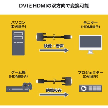 注文コード:05668946 映像変換アダプタ HDMI-DVI変換アダプタ 15cm HDMIオス-DVIメス - ホーリック