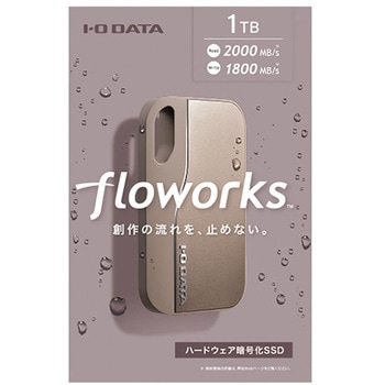 注文コード:05688756 USB 20Gbps(USB 3.2 Gen2×2)USB-C/USB-A対応 ポータブルSSD 1TB シャンパンゴールド - I ・O DATA(アイオーデータ)