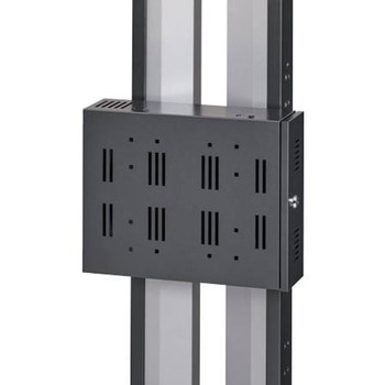 ハーフ2U機器ボックス(ジョイント金具付き) オーロラ