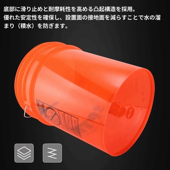 注文コード:05728742,05728821 SPTA ヘビーデューティー 洗車用バケツ - SPTA