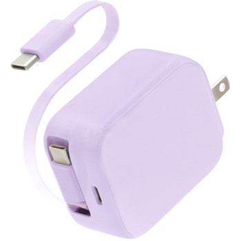 注文コード:05730038 USB-C巻取ケーブル付 USB充電器 PD30W - MOTTERU