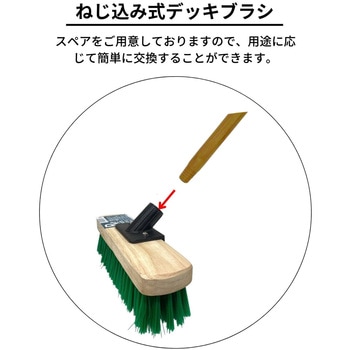 注文コード:05767366,05767357,05767339 Recotech デッキブラシ 交換用 - 日本クリンテック