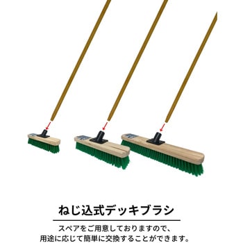 注文コード:05767339,05767366,05767357 Recotech デッキブラシ 交換用 - 日本クリンテック