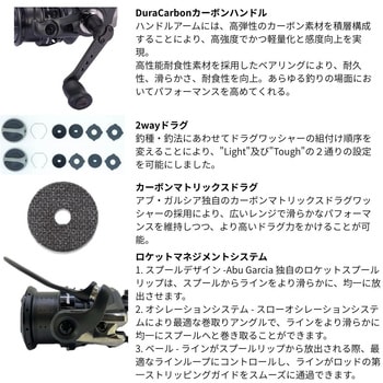 注文コード:05779336,05780429,05781199,05781646,05781960 レイレックス スピニング - AbuGarcia(アブガルシア)