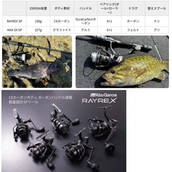 注文コード:05779336,05780429,05781199,05781646,05781960 レイレックス スピニング - AbuGarcia(アブガルシア)
