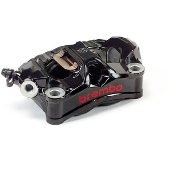 STYLEMA ラジアル モノブロック 4P キャリパー ブラックペイント レッドロゴ 左 brembo