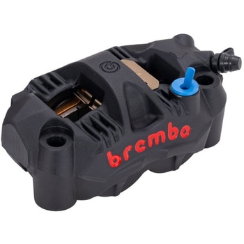 GP4-RS ラジアル モノブロック 4P キャリパー ブラックアルマイト レッドロゴ 右 brembo